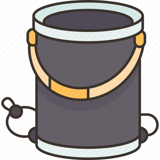 Trash, can, garbage, camping, collapsible icon - Download on Iconfinder