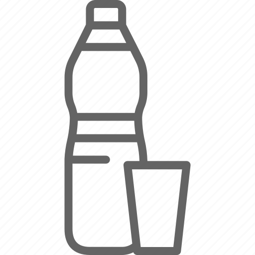 Bottle, ecology, garbage, line, plastic, trash, waste icon - Download on Iconfinder