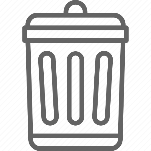 Bin, ecology, garbage, line, recycle, recycling, trash icon - Download on Iconfinder