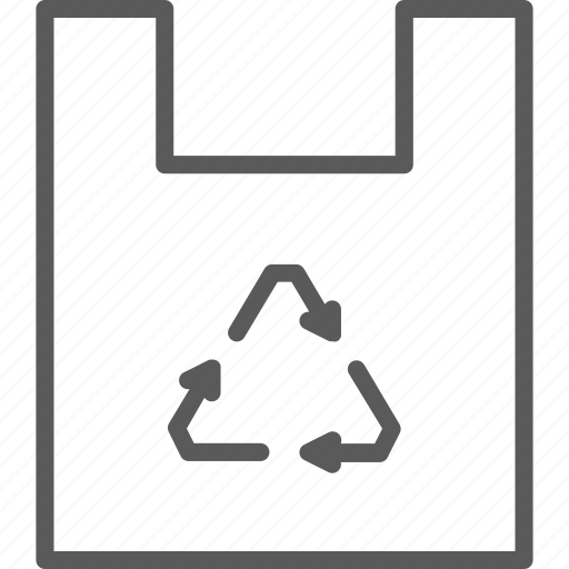 Bag, garbage, plastic, recycle, recycling, trash, waste icon - Download on Iconfinder