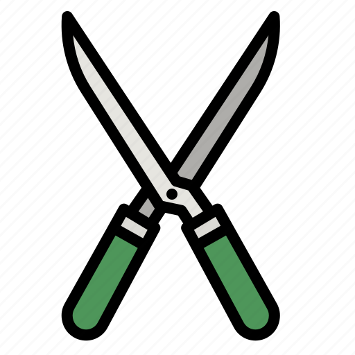 Hedge, scissors, farming, gardening, construction icon - Download on Iconfinder