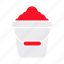 sprout, bucket, grow, farm, plant 