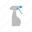 bottle, cartoon, clean, cleaner, container, plastic, spray 