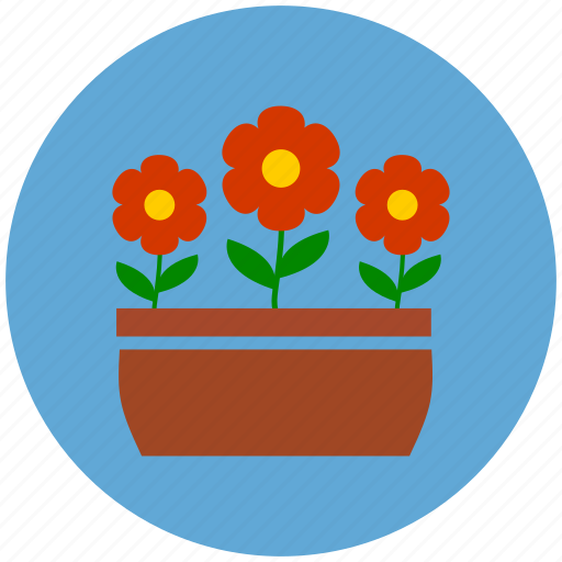 Garden, gardening, flowers, flowers pot, nature icon - Download on Iconfinder