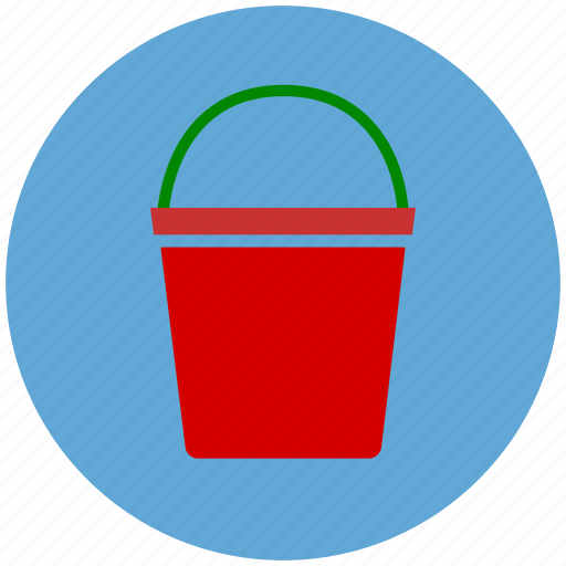 Garden, gardening, water, buckets, shove, water bucket icon - Download on Iconfinder