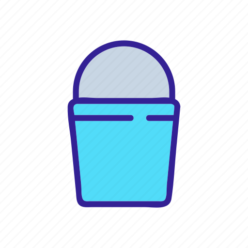Bucket, concept, contour, garden, object icon - Download on Iconfinder