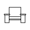 couch, garden furnitures, one seat sofa, outdoor, outline, seater, sofa 