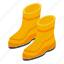 rubber, boots, isometric 