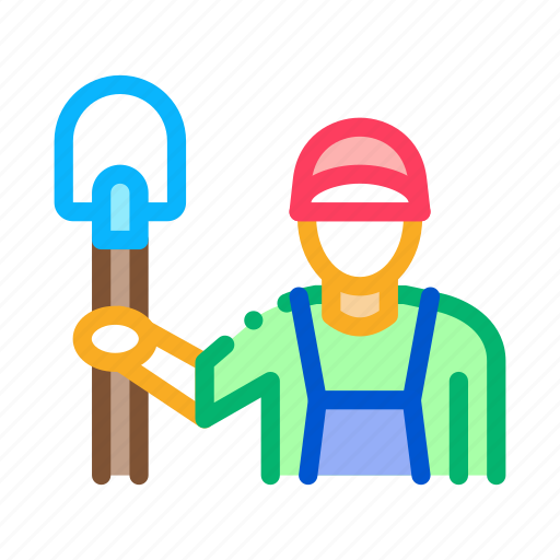 Gardener, hose, instrument, rake, shovel, watering, worker icon - Download on Iconfinder
