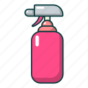 banner, cartoon, extinguisher, fire, party, protection, water