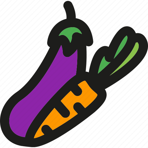 Carrot, eggplant, farm, garden, plant, vegetable icon - Download on Iconfinder