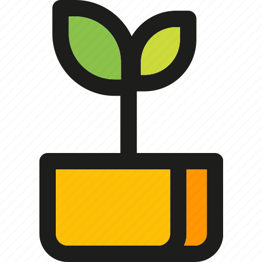 Garden, leaf, leaves, plant, spring, vase icon - Download on Iconfinder
