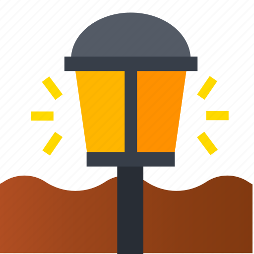 Lamp, gardening, garden, spring, soil, plant, flower icon - Download on Iconfinder