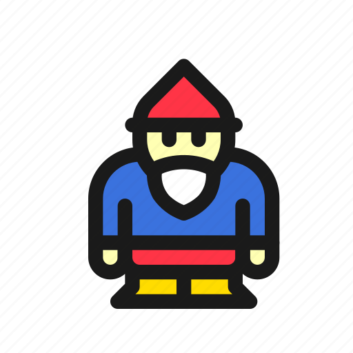 Gnome, garden, statue, kitsch, dwarf, figurine icon - Download on Iconfinder
