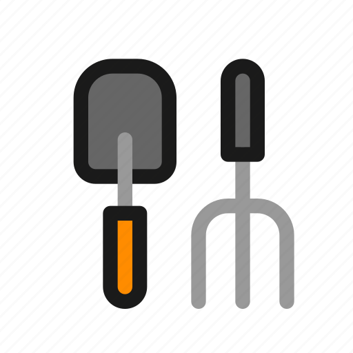 Trowel, rake, farming, gardening, tool, shovel, spade icon - Download on Iconfinder