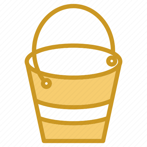 Bucket, container, gardening, pail, pot, water icon - Download on Iconfinder