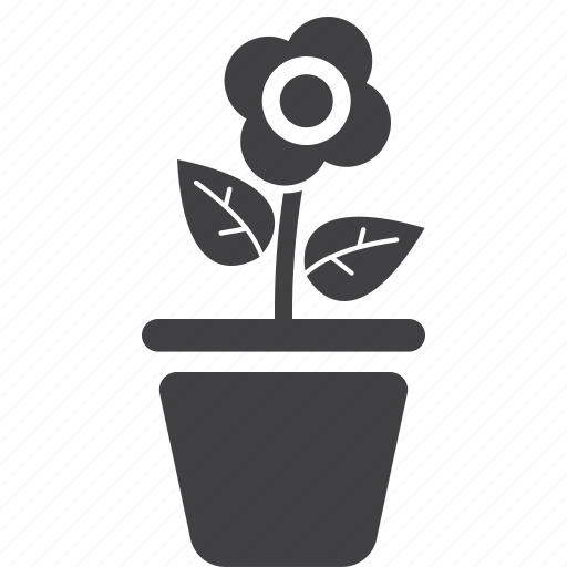 Flower, growing, pot icon - Download on Iconfinder