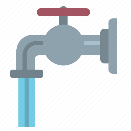 Droplet, faucet, furnitureandhousehold, tap, water icon - Download on Iconfinder