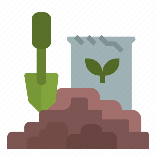 Gardening, gardentool, ground, shovel, soil icon - Download on Iconfinder