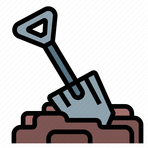 Gardening, ground, shovel, soil, tools icon - Download on Iconfinder
