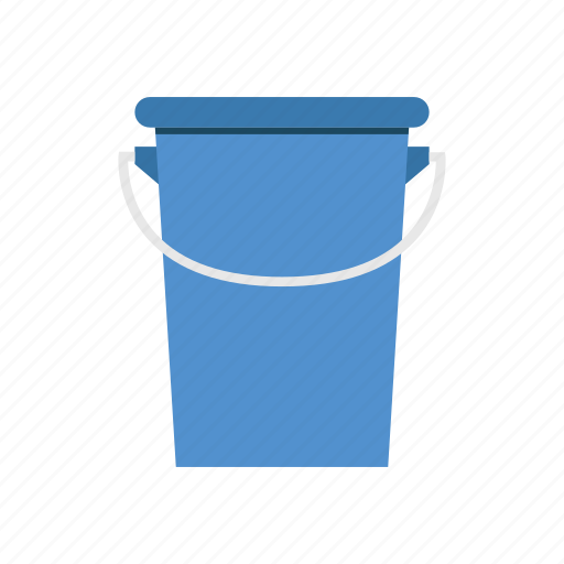 Bucket, garden, plastic, water icon - Download on Iconfinder