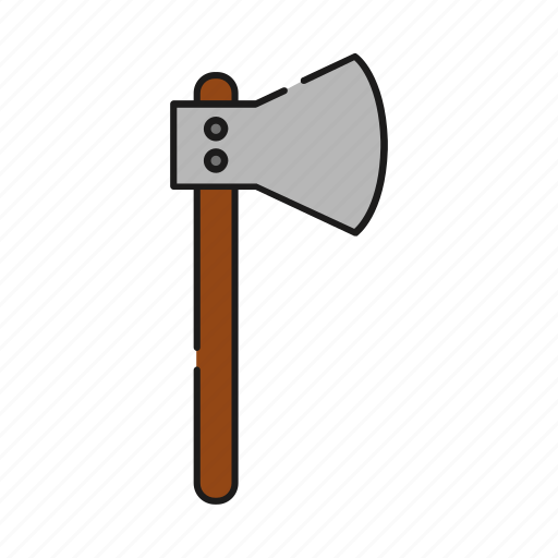 Ax, garden, gardening, tool, wood, work icon - Download on Iconfinder