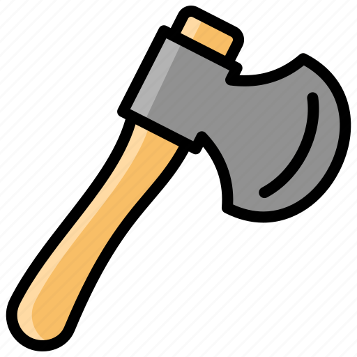 Gardening, axe, equipment, garden, tool, wood, blade icon - Download on Iconfinder