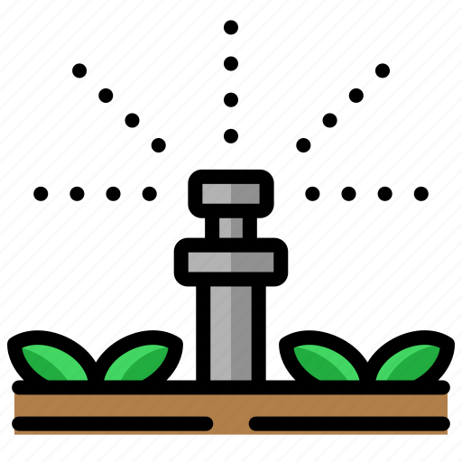 Gardening, irrigation, sprinkler, garden, watering, farm icon - Download on Iconfinder