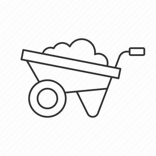 Gardening tool, wheelbarrow, cart, agriculture icon - Download on Iconfinder