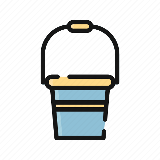 Bucket, container, garden, gardening, pot, tool, water icon - Download on Iconfinder