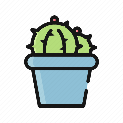 Cactus, desert, flower, garden, nature, plant, pot icon - Download on Iconfinder