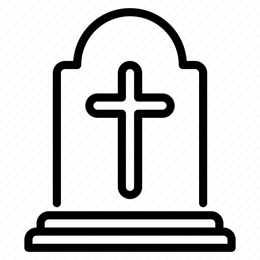 Tomb, horror, cemetery, tombstone, halloween icon - Download on Iconfinder