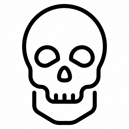 Scary, death, skull, halloween, horror icon - Download on Iconfinder