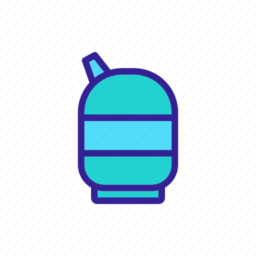 Contour, cylinder, gas, oil icon - Download on Iconfinder