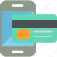 card, payment, banking, credit, financial, mobile, online, icon 