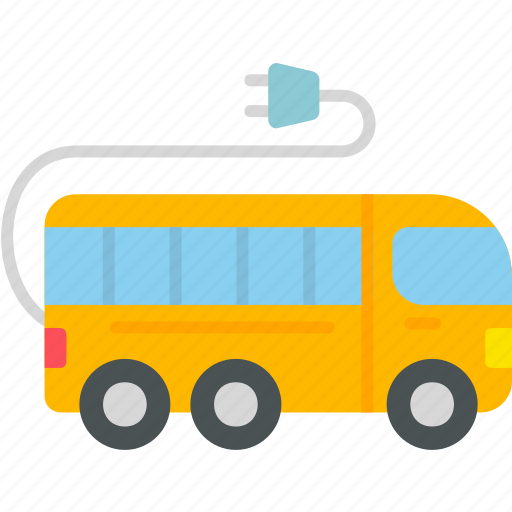 Electric, bus, ev, transport, vehicle, icon icon - Download on Iconfinder