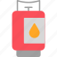 gas, tank, bottle, energy, kitchen, icon 