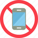 no, mobile, phone, cell, forbidden, call, icon