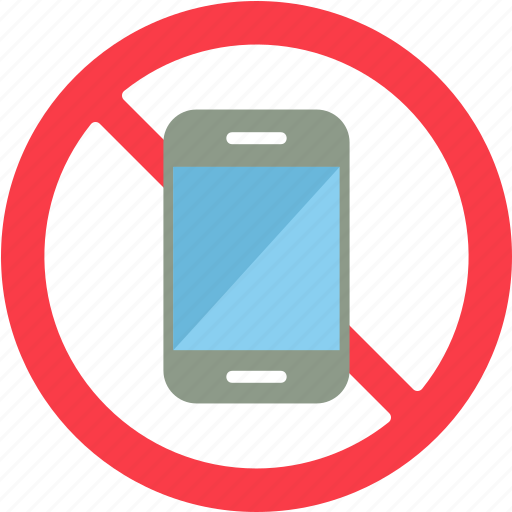 No, mobile, phone, cell, forbidden, call, icon icon - Download on Iconfinder
