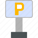 parking, sign, place, public, symbol, traffic, icon