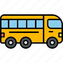 bus, commute, public, shuttle, transportation, icon