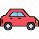 car, passenger, transport, vehicle, icon