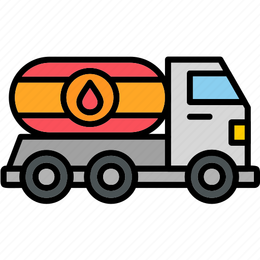 Oil, truck, fuel, traffic, transportation, travel, icon icon - Download on Iconfinder
