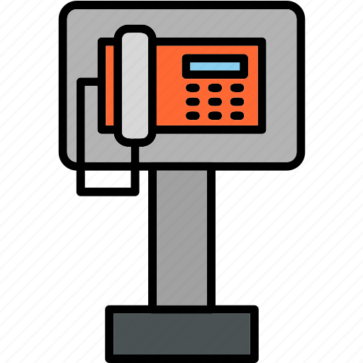 Public, phone, booth, box, call, communications, technology icon - Download on Iconfinder