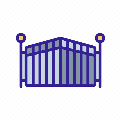 Barrier, decorative, entrance, gate, parking, security, tool icon - Download on Iconfinder