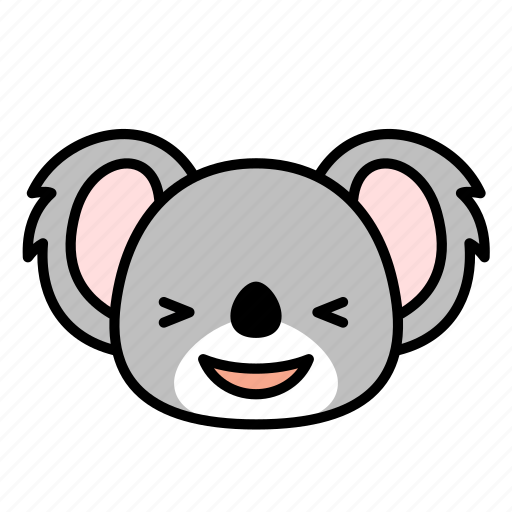 Yum, tongue, eat, expression, face, emoticon, koala icon - Download on Iconfinder