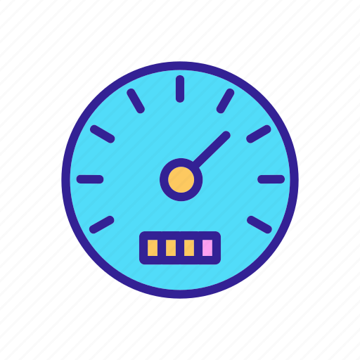 Equipment, fuel, gauge, gaz, kilometers, meter, speedometer icon - Download on Iconfinder
