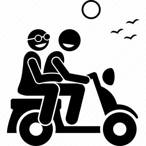 Bike, couple, friend, friendship, gay, motorcycle, riding icon - Download on Iconfinder