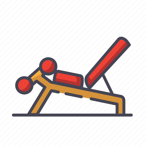 Gym, fitness, workout, bench, equipment icon - Download on Iconfinder