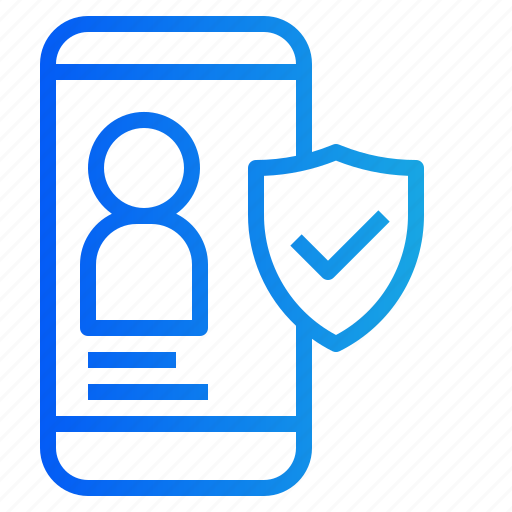 Gdpr, mobile, personal, phone, security icon - Download on Iconfinder